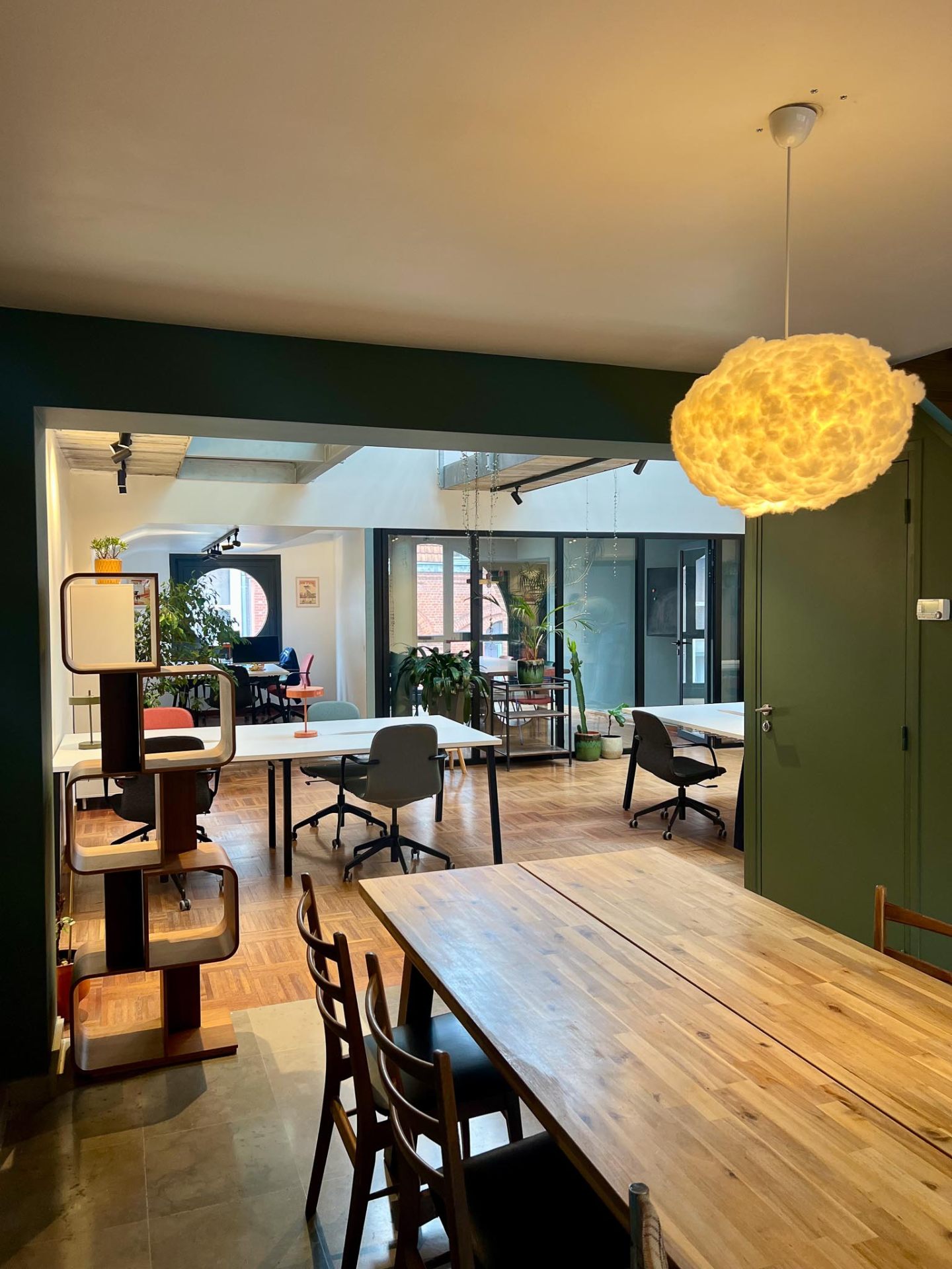 Perspective entre les espaces de travail