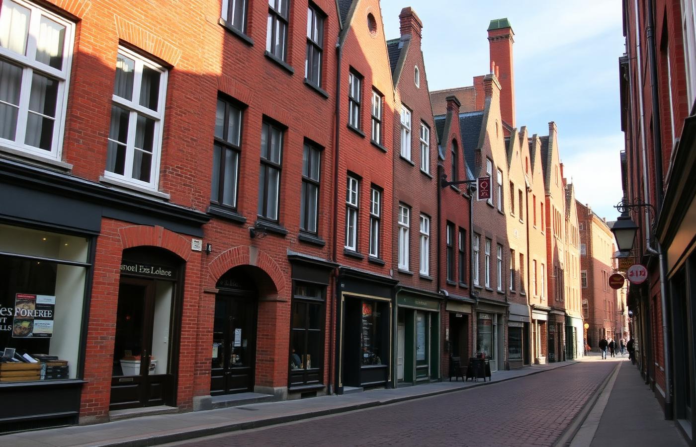 Rue du Vieux Lille avec ses façades flamandes